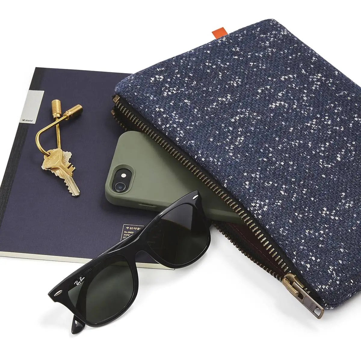 Sunbrella® Lille Zip Pouch - MIDNIGHT