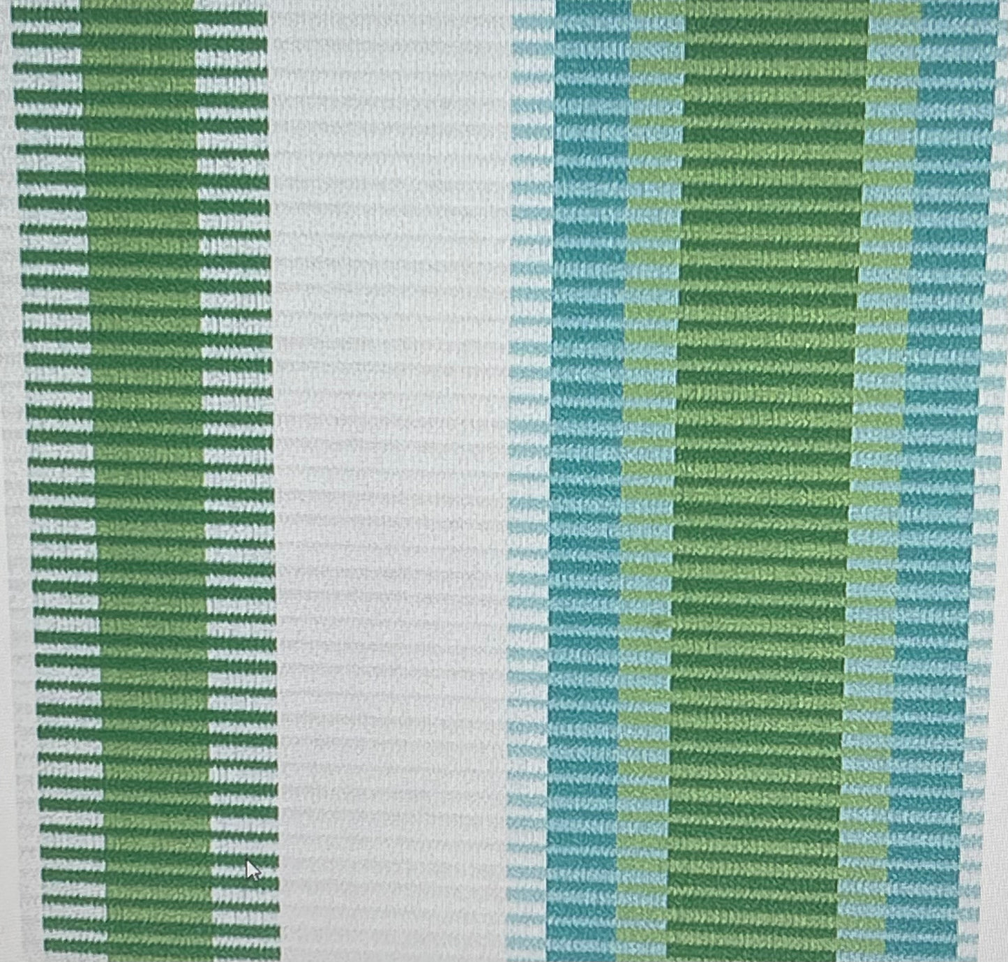 Thibaut Samba Stripe 54" Kelly Green and Pool W74672