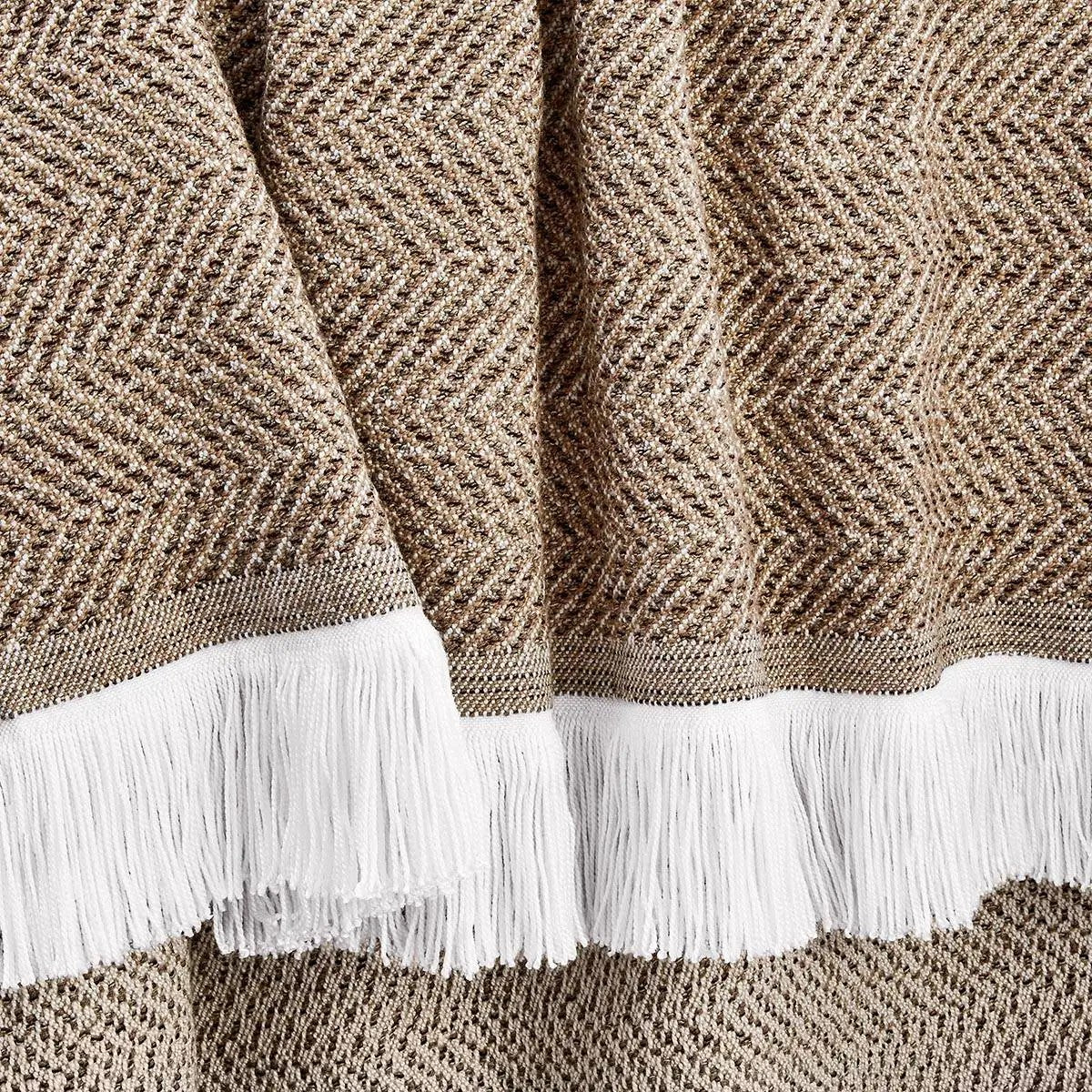 Sunbrella® Herringbone Indoor Outdoor Throw - SPICE