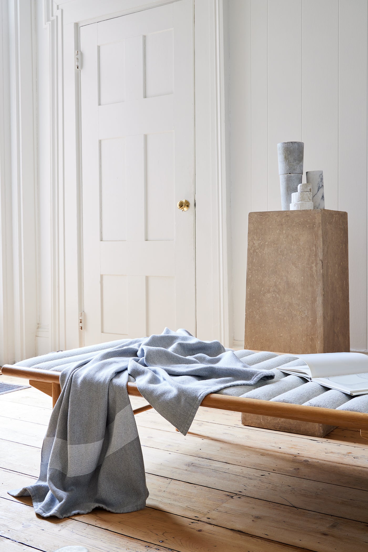 Sunbrella® Heirloom Indoor Outdoor Throw - BAND FOG