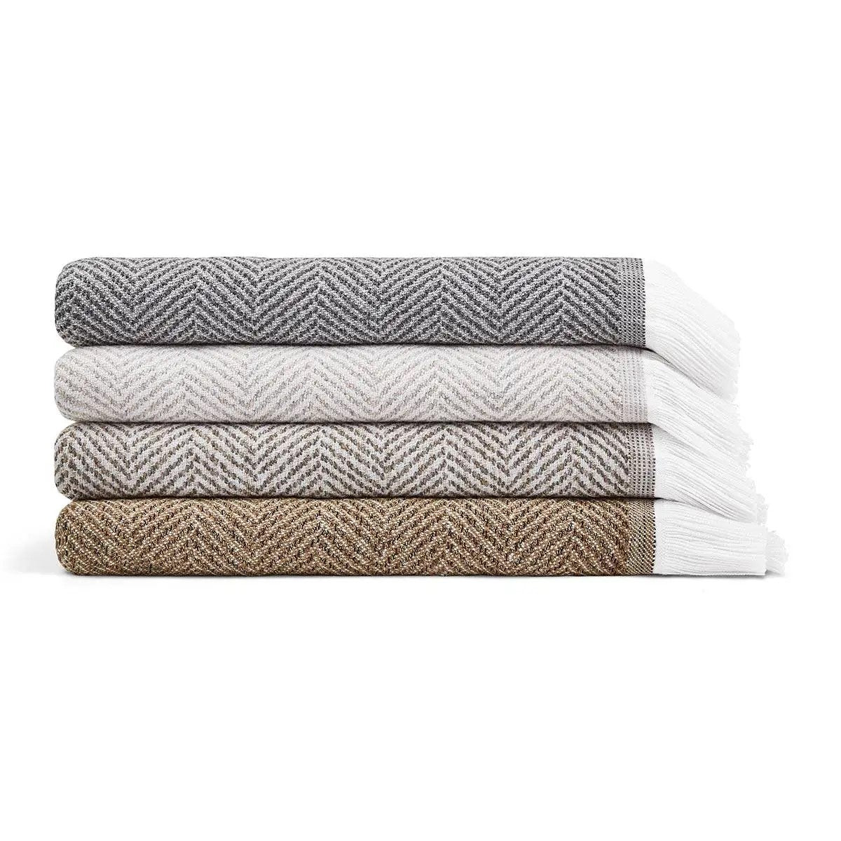 Sunbrella® Herringbone Indoor Outdoor Throw - PEWTER