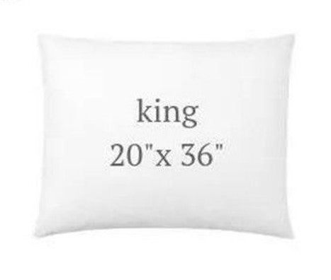 Pillow: King 20 x 36